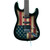 Used LEO JAYMZ FLAG STRAT STYLE Electric Guitar Custom Graphics 6-String 41136-S000156755 View 1