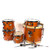 Used Mapex M Series 5 PC Drum Shell Kit Amber View 1