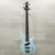 Used Mitchell MB100 Bass Guitar Blue 40015-S000338415 View 4