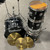 Used ROCKWOOD 5 PC DRUM SET with HARDWARE and CYMBALS 41106-S000101255 View 1