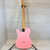 Used Squier CUSTOM ESQUIRE Electric Guitar Pink 6-String 41108-S000065481 View 10