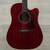Used Hohner CD-65CEQ Laminate Top Acoustic Guitar Red 40015-S000338465 View 1