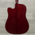 Used Hohner CD-65CEQ Laminate Top Acoustic Guitar Red 40015-S000338465 View 13