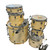 Used PDP 5PC CX SERIES W/HDWR Drum Shells and Hardware Amber 40009-S000314712 View 1