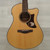 Used Ibanez AAM300CE Advanced Auditorium Solid Top Acoustic Guitar Natural 40015-S000338548 View 1
