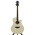 Used Yamaha APX600 VW Laminate Top Acoustic Guitar White View 2