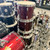 Used 5 PC DRUM SET Drum Shell Kit Red 22" Kick Drum 41108-S000065551 View 2