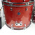 Used Ludwig Accent 5 Pc with Hardware Drum Shells and Hardware Red 40042-S000271305 View 4