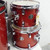 Used Ludwig Accent 5 Pc with Hardware Drum Shells and Hardware Red 40042-S000271305 View 2