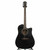 Used Ibanez V70CE BK Solid Top Acoustic Guitar Black View 3
