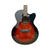 Used Yamaha CPX-5 ACOUSTIC-ELECTRIC GUITAR Solid Top Acoustic Guitar Red 41126-C000092851 View 1