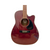 Used Takamine EG-334RG ACOUSTIC-ELECTRIC GUITAR Solid Top Acoustic Guitar Red 41126-C000092852 View 1