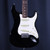 Used Fender STANDARD STRAT SSS S Type Electric Guitar Black 6-String 41140-S000138297 View 1