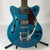 Used Gretsch G2657T Semi-Hollow Electric Guitar Blue 6-String 41110-S000072959 View 1