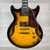 Used Ibanez Artcore Expressionist AM93QM Semi-hollowbody Electric Guitar - Antique Yellow Sunburst 40112-S000183311 View 1