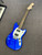 Used Squier MUSTANG Offset Double Cutaway Electric Guitar Blue 6-String 41137-S000107622 View 1