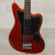 Used Squier Vintage Modified Jaguar Bass Special Bass Guitar Red 40015-S000338984 View 1