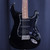 Used Squier STRAT W/ FENDER NECK S Type Electric Guitar Black 6-String 41140-S000138411 View 1