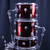 Used CB 5 PIECE DRUM KIT WITH ALL Drum Shells and Hardware Red 41140-S000138424 View 3
