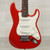Used Squier Strat Mini Electric Guitar Red 40015-S000339027 View 1