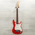 Used Squier Strat Mini Electric Guitar Red 40015-S000339027 View 4
