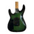 Used Carlo Robelli HSS Double Cut S Type Electric Guitar Green 6-String 41117-S000055586 View 4