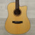 Used Donner DAG-1C Solid Top Acoustic Guitar Natural 40015-S000339104 View 1