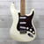 Used Fender Jimmie Vaughn Stratocaster Electric Guitar White 40051-S000119178 View 1