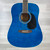 Used Jay Turser JJ45 Acoustic Guitar - Blue 40112-S000183431 View 1