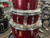 Used Sonor AQX Drum Shells and Hardware Red 40012-S000314967 View 10