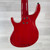 Used Kala Solidbody U-Bass Electric Bass Guitar - Red - Gig Bag Included 40112-S000183468 View 20