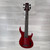 Used Kala Solidbody U-Bass Electric Bass Guitar - Red - Gig Bag Included 40112-S000183468 View 3
