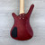Used Warwick Rockbass Corvette $$ 5-String Bass Burgundy Red Transparent Satin w/Gig Bag 41124-S000212659 View 8