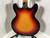 Used Univox MIJ CUSTOM HOLLOW BODY Vintage Semi-Hollow Electric Guitar Sunburst 6-String 40107-S000157726 View 8