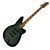 Used 2021 Reverend Triad Bass Electric Bass Guitar Green with Hard Shell Case 40090-S000084535 View 2