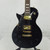 Used Stagg Left Hand Les Paul LP Type Electric Guitar Black 6-String 40042-S000272799 View 1