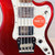 Used Squier PARANORMAL RASCAL Bass Guitar Red 4-String 41108-S000065831 View 2