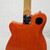 Used Reverend Flatroc Offset Double Cutaway Electric Guitar Orange 6-String 40042-S000273061 View 7