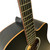 Used VANGOA BASIC VGE-1 Laminate Top Acoustic Guitar Black 40009-S000315832 View 5