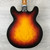 Used Univox CUSTOM SEMI HOLLOW BASS Vintage Bass Guitar Sunburst 4-String 41124-S000212801 View 5