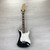 Used Squier Strat Elusive Silverburst w/Fender MIM Replacement Neck 41124-S000212825 View 4
