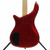 Used Rogue SERIES III FRETLESS P Type Bass Guitar Red 4-String View 4