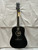 Used Martin DX JOHNNY CASH Solid Top Acoustic Guitar Black 41132-S000012659 View 1