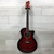 Used Jay Turser JTA424QCET Laminate Quilt Top Acoustic/Electric Guitar Red 40051-S000119449 View 2