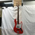 Used Squier AFFINITY J BASS J Type Bass Guitar Red 4-String 41125-S000042429 View 2