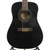 Used Fender CD160SE/12 Solid Top Acoustic Guitar Black View 1