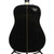 Used Fender CD160SE/12 Solid Top Acoustic Guitar Black View 4