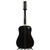 Used Fender CD160SE/12 Solid Top Acoustic Guitar Black View 5