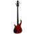 Used Modulus QUANTUM 4 FRETLESS Bass Guitar Red 4-String 41120-S000038371 View 8
