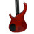 Used Modulus QUANTUM 4 FRETLESS Bass Guitar Red 4-String 41120-S000038371 View 7